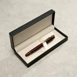 Carrol Boyes Rollerball Pen Woman In Gold/Burgandy