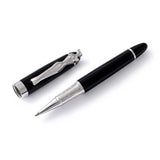 Carrol Boyes Rollerball Pen Woman In Silver/Black