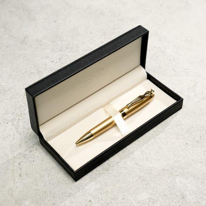 Carrol Boyes Ballpoint Pen Woman In Gold/Gold