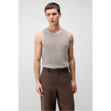 Antioch Mens Knitwear Tank Top In Natural