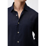 Antioch Mens Theophile Shirt In Navy Blue