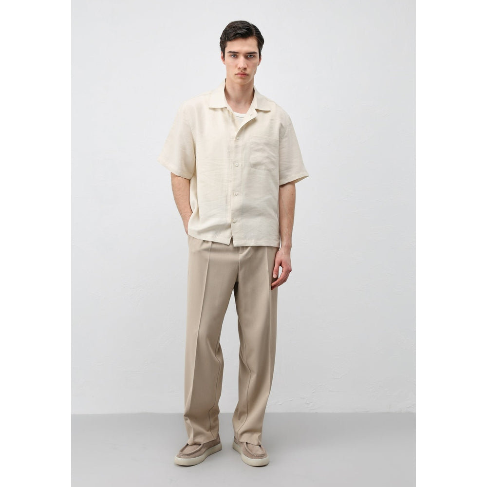 Antioch Mens Short Sleeve Shirt In Stone