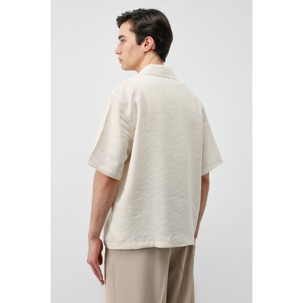 Antioch Mens Short Sleeve Shirt In Stone