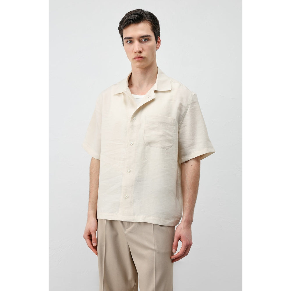 Antioch Mens Short Sleeve Shirt In Stone