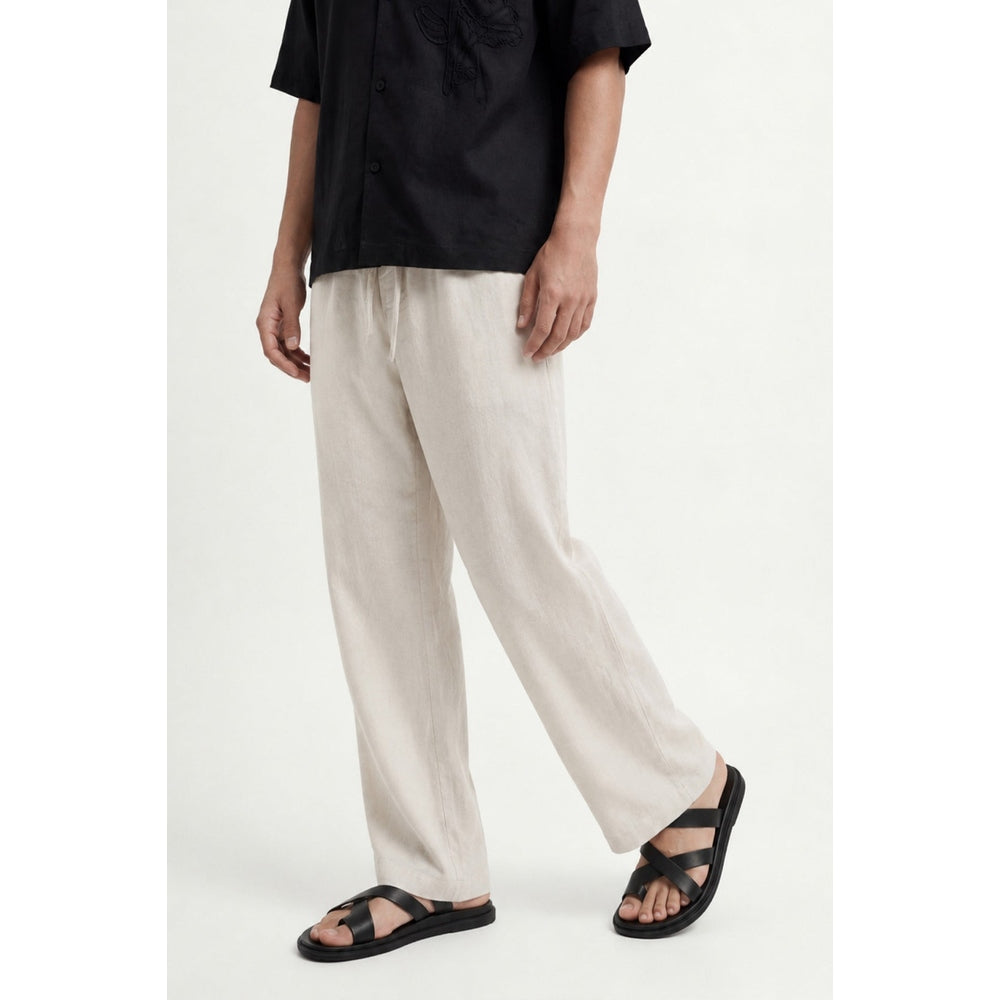 Antioch Mens Bouz Trousers In Stone