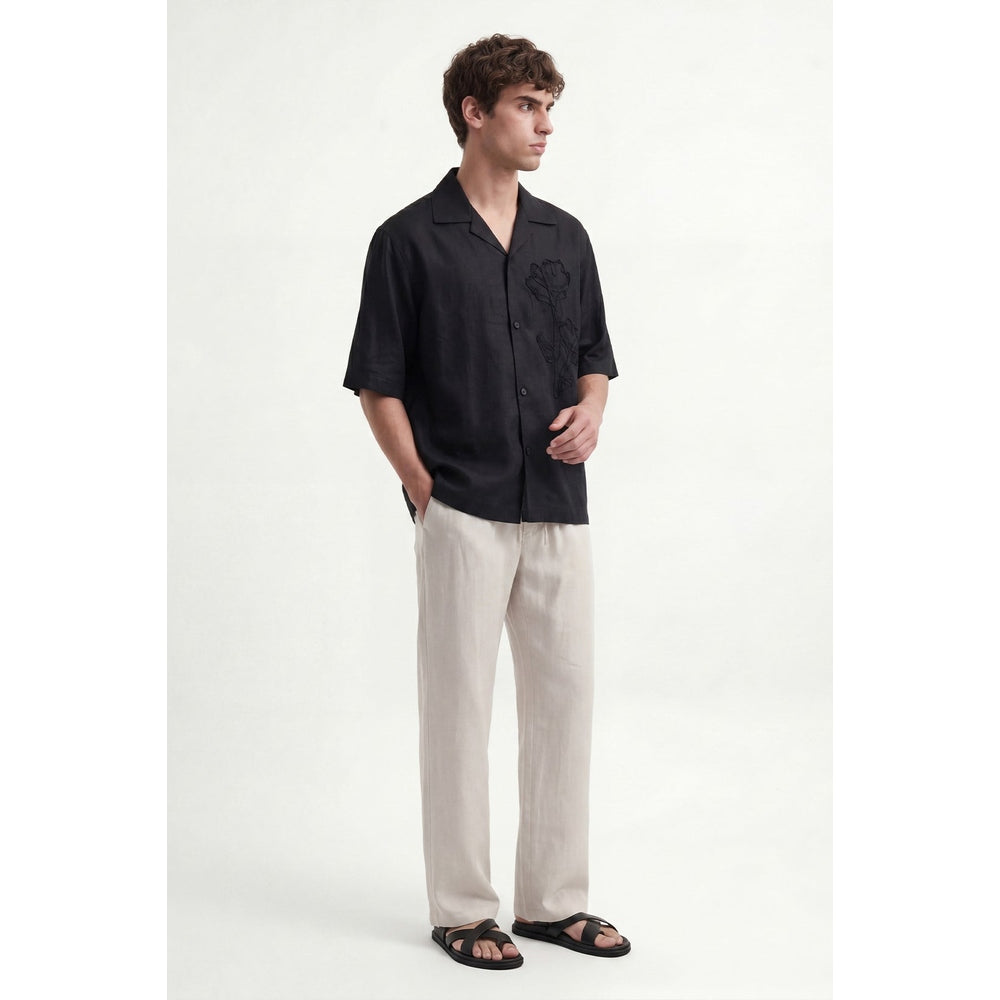 Antioch Mens Bouz Trousers In Stone