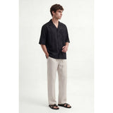 Antioch Mens Bouz Trousers In Stone
