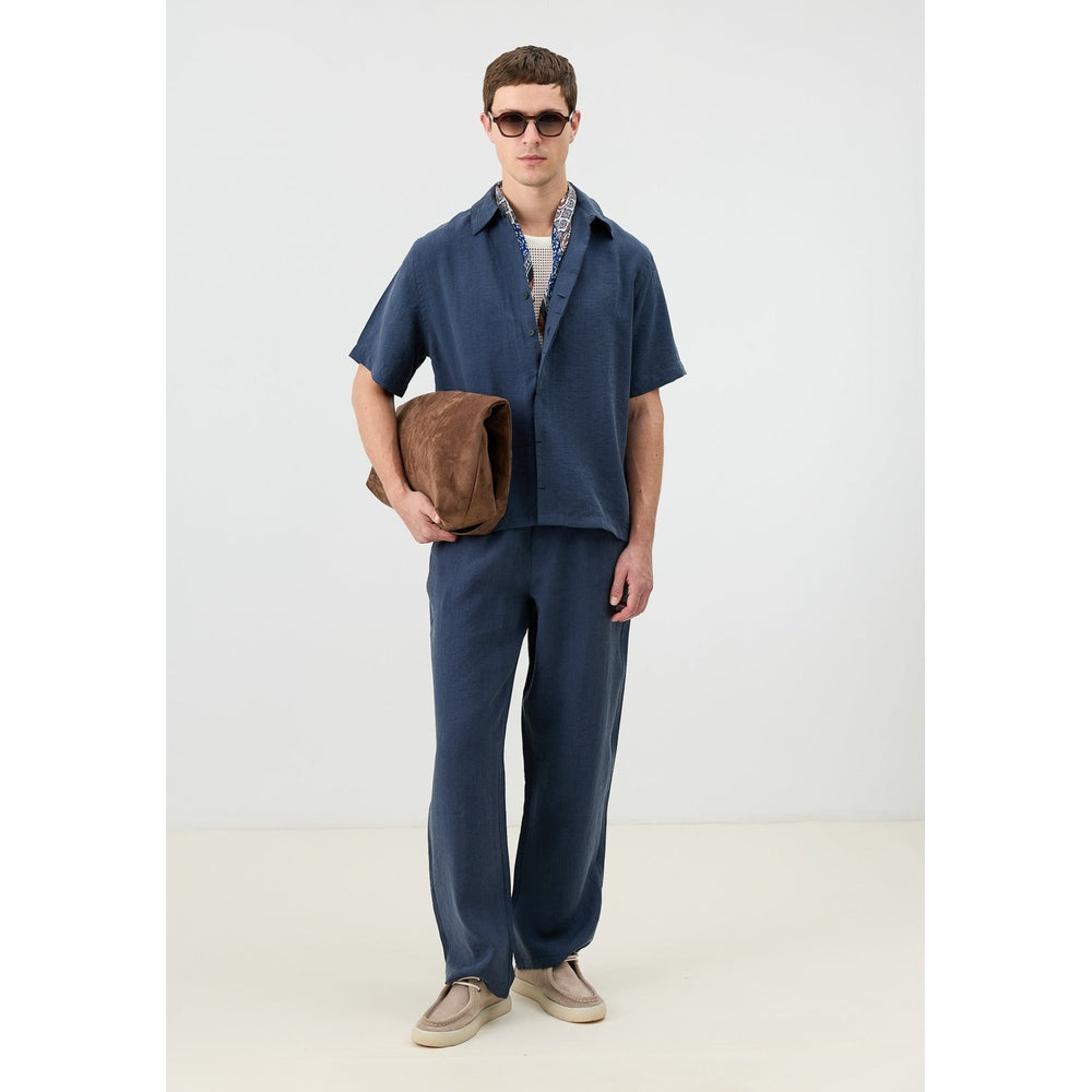 Antioch Mens Franc Trousers In Navy