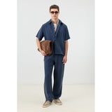 Antioch Mens Franc Trousers In Navy