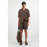Antioch Mens Vincet Shorts In Brown