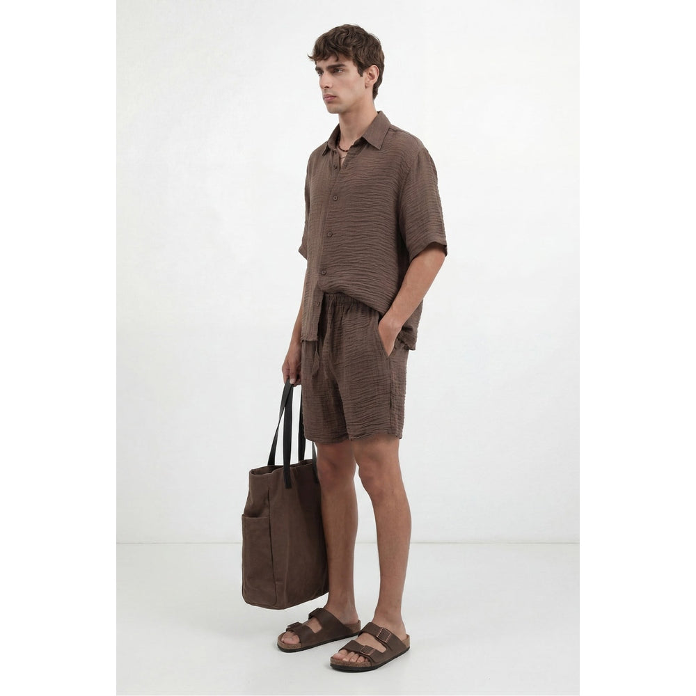 Antioch Mens Vincet Shorts In Brown