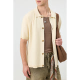 Antioch Mens Protai Knit Golfer In Stone