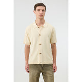 Antioch Mens Protai Knit Golfer In Stone