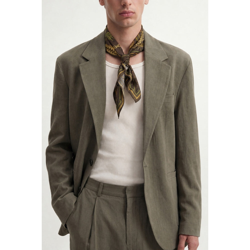 Antioch Mens Olym Blazer In Khaki