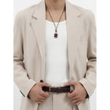 Antioch Mens Olym Blazer In Stone