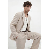 Antioch Mens Olym Blazer In Stone