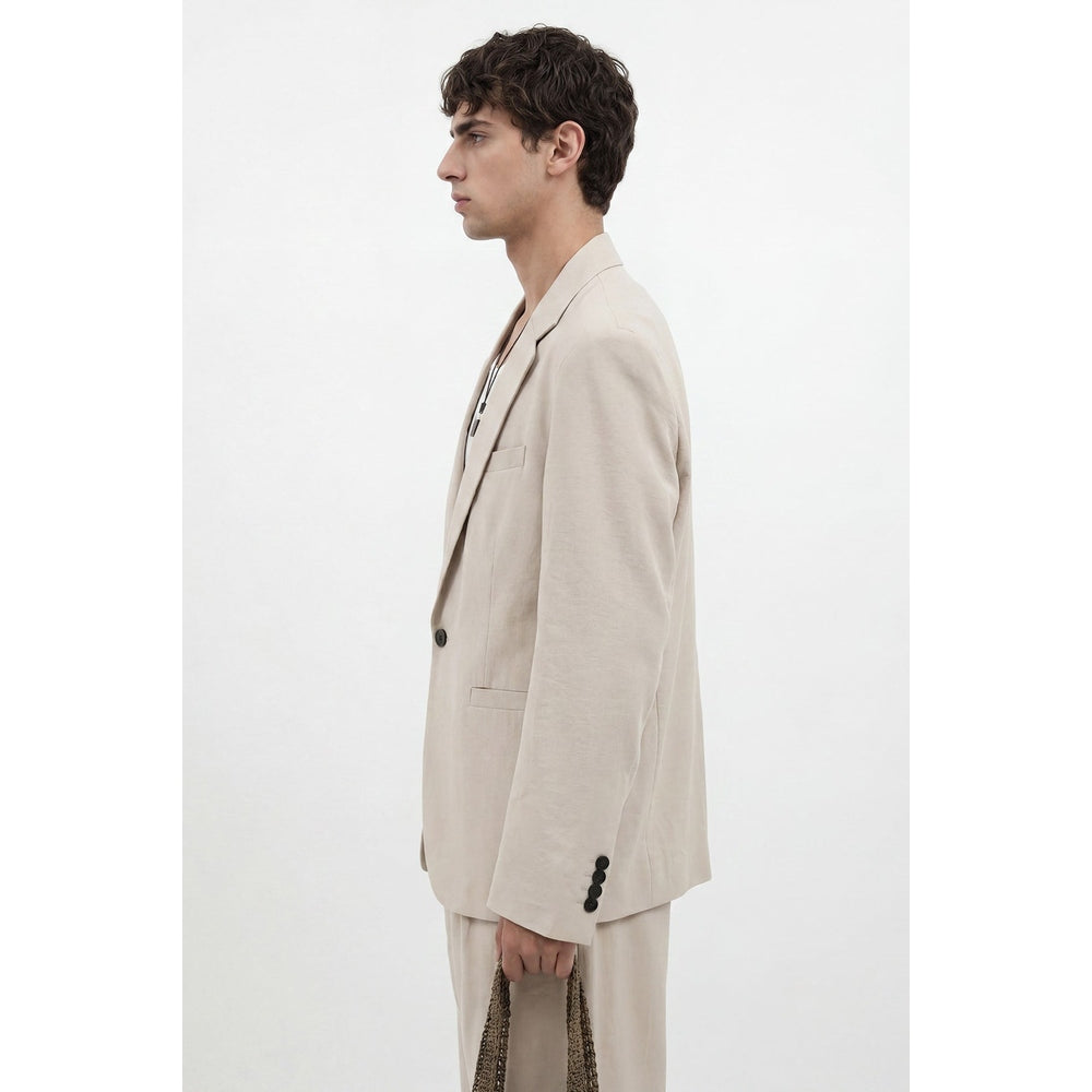 Antioch Mens Olym Blazer In Stone