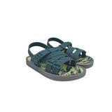 Ipanema Boys Passa Tempo Papete Sandals In Green Multi