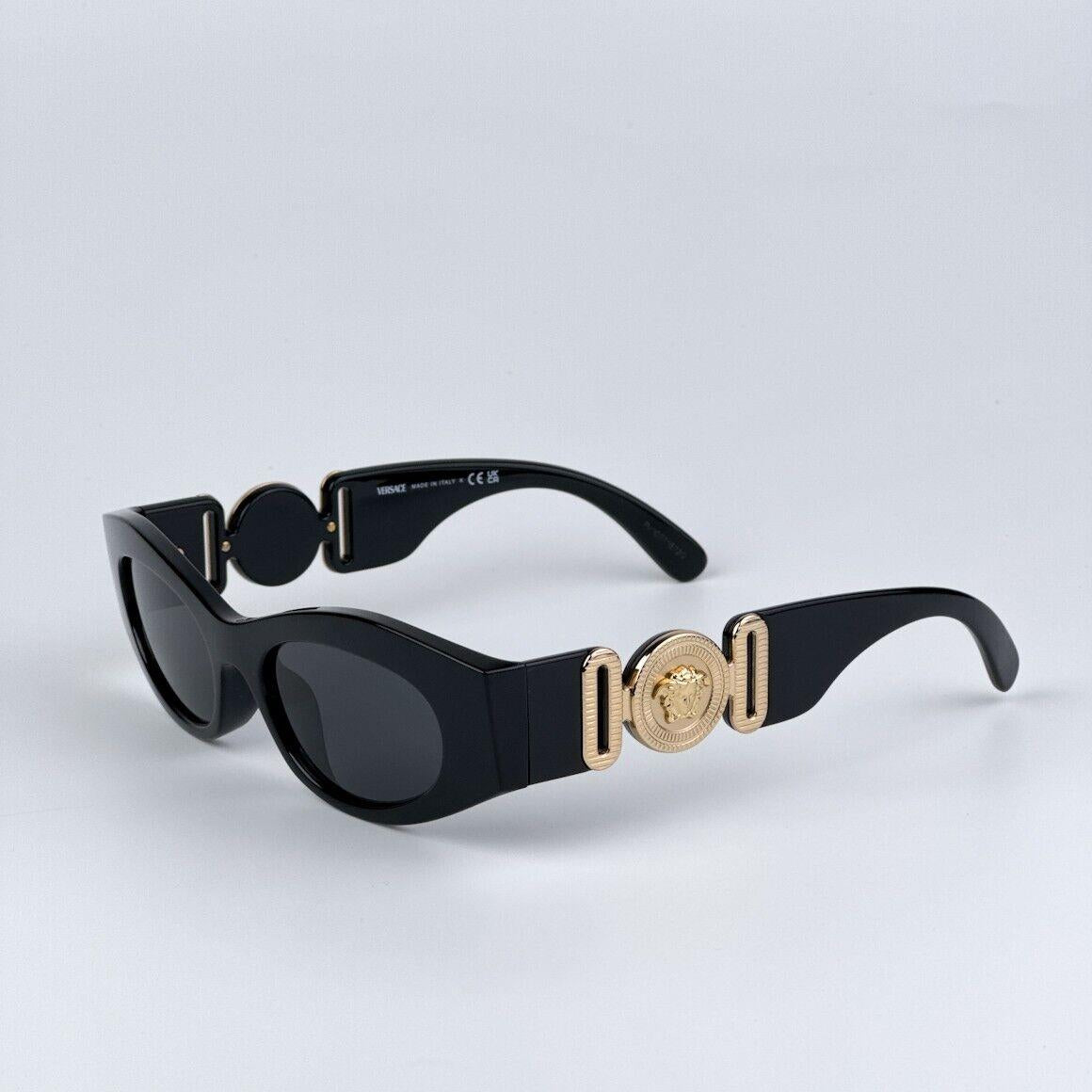 Versace Black And Gold Sunglasses VE4480U