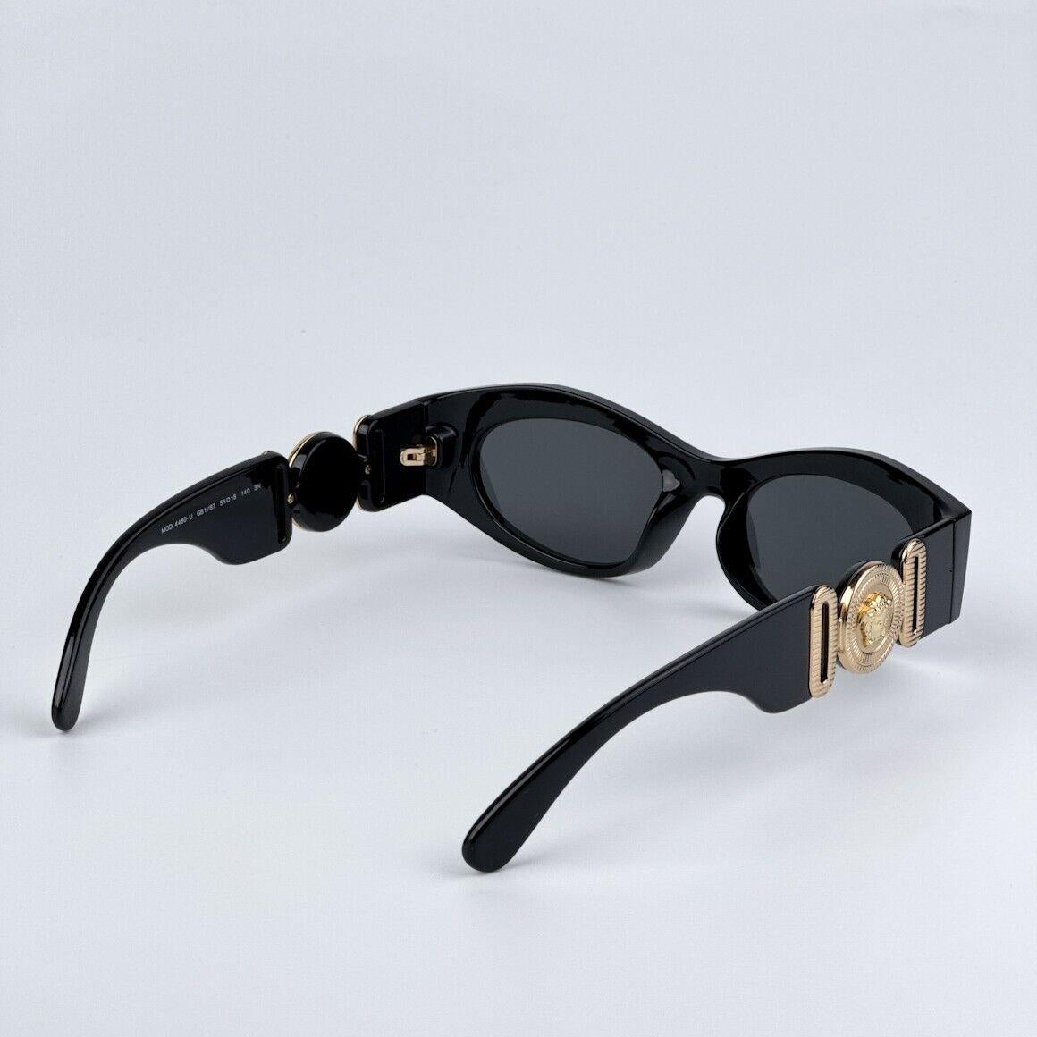 Versace Black And Gold Sunglasses VE4480U