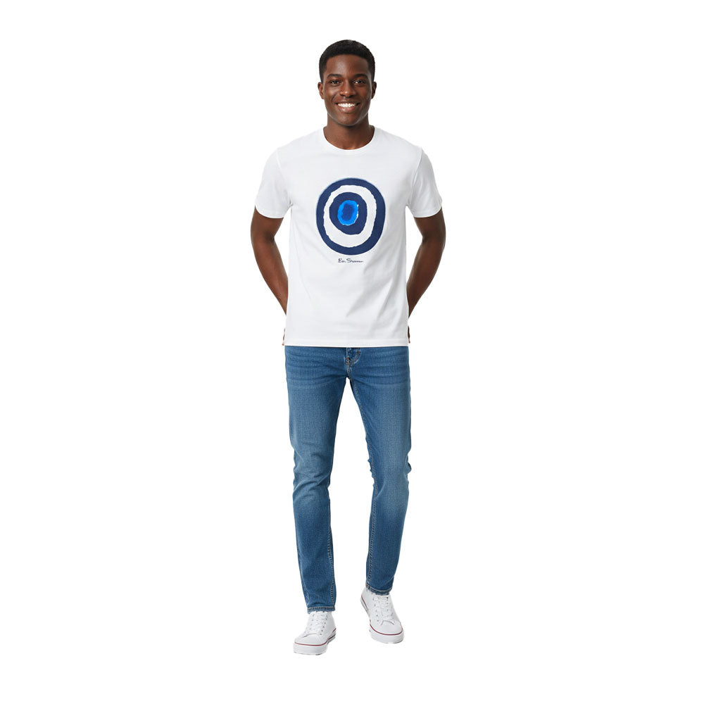 Ben Sherman Mens Picasso T-Shirt In White