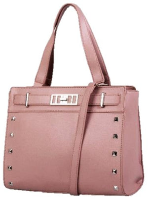 Pierre Cardin Abbey Studded Satchel Pink