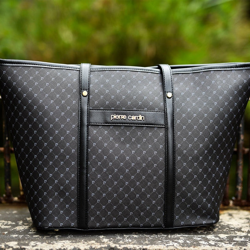 Pierre Cardin Guliana Core Logo Tote Black