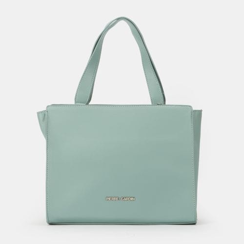 Pierre Cardin Abbey Studded Satchel In Mint