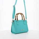 Pierre Cardin Jayde Mini Satchel Bag In Aqua