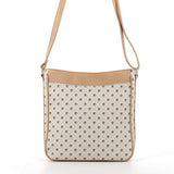 Pierre Cardin Karina Crossbody Bag In Beige & White