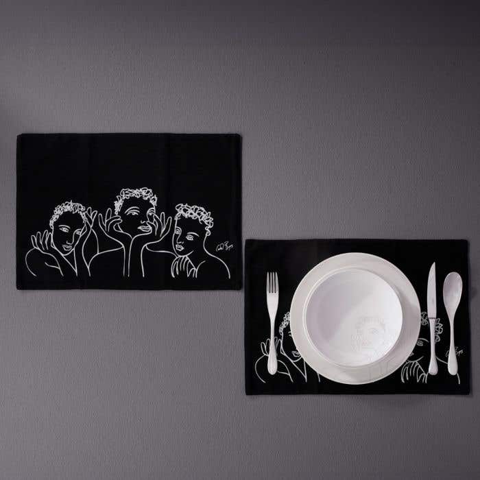 Placemat Set Of 4-Conversation
