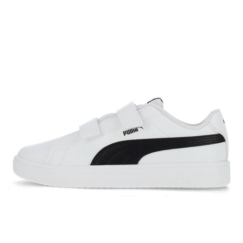 Puma Unisex Kiddies Rickie Classic PS Sneakers In White/Black