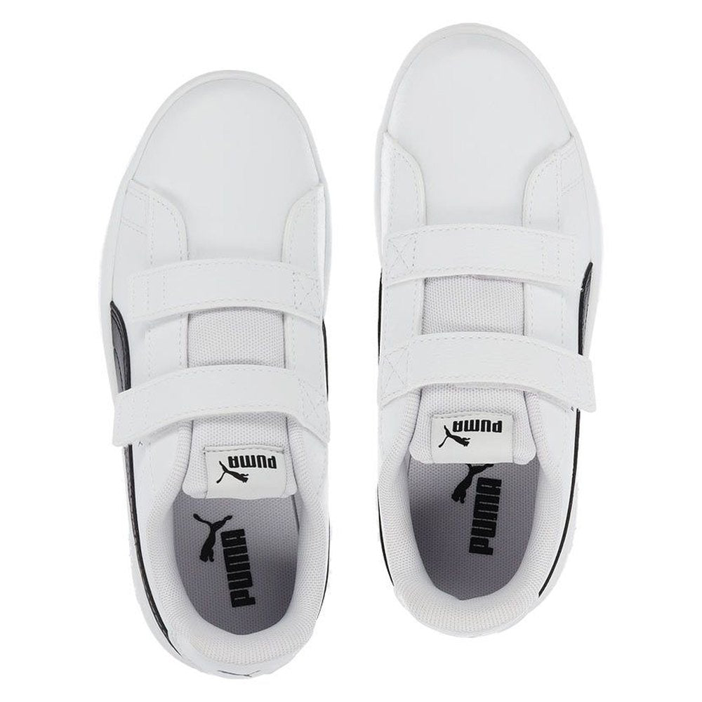 Puma Unisex Kiddies Rickie Classic PS Sneakers In White/Black