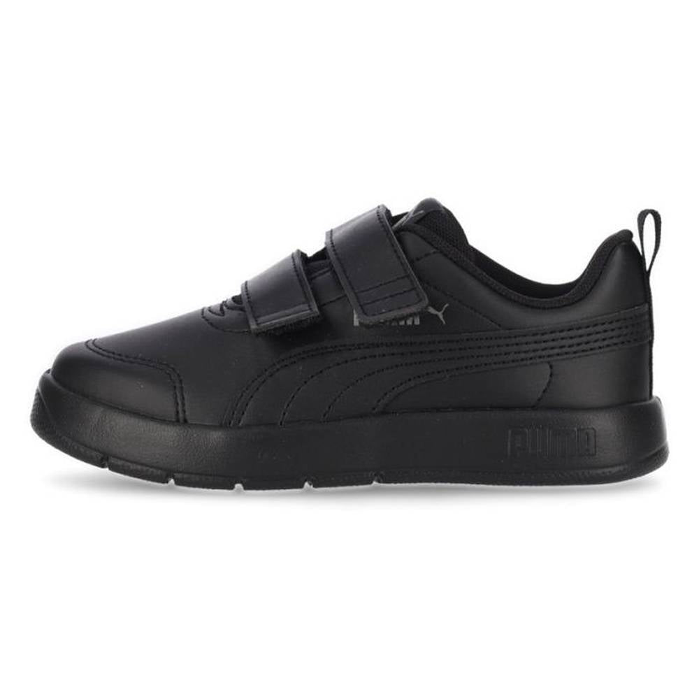 Puma Kids Courtflex V3 Shoes In Black