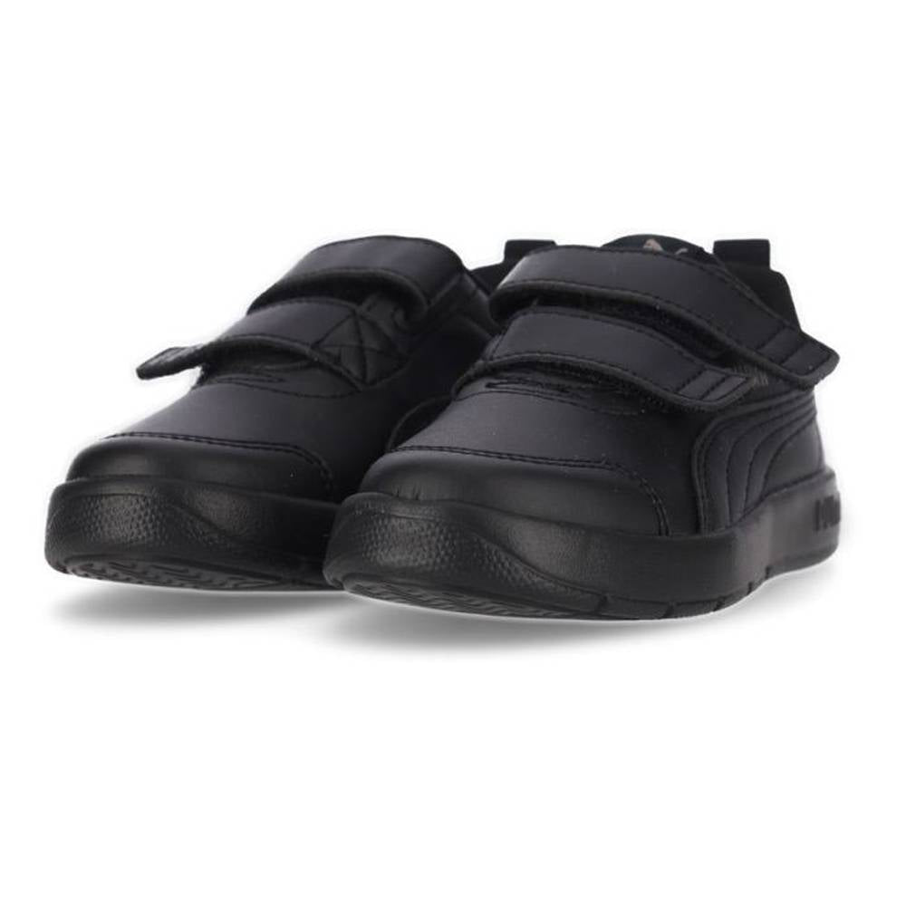 Puma Kids Courtflex V3 Shoes In Black