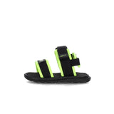 Puma Boys Corny Soft 2.0 Inf Sandals In Black & Lime