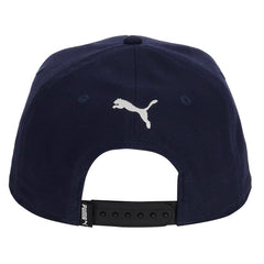 Puma Mens Navy Ess No.1 Logo Flat Brim Cap