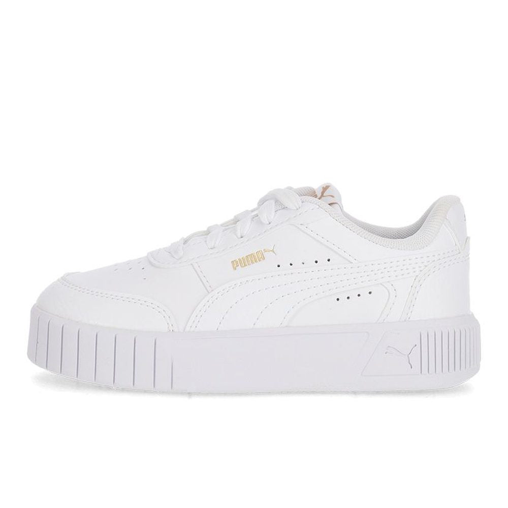 Puma Kids Carina Mia Infant Shoes In White & Gold