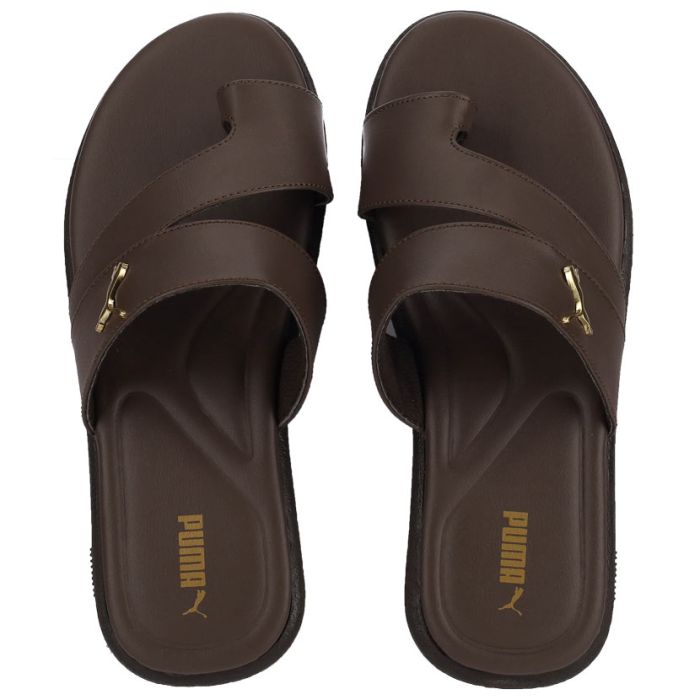 Puma Mens Sports Tw Zadp V2 Slides In Chocolate