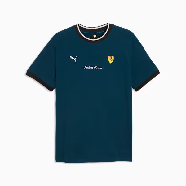 Puma Mens Ferrari Lifestyle T-Shirt In Midnight