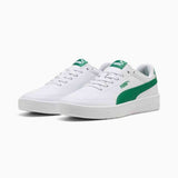 Puma Unisex Adults Court Classic Clean Sneakers In White/Green