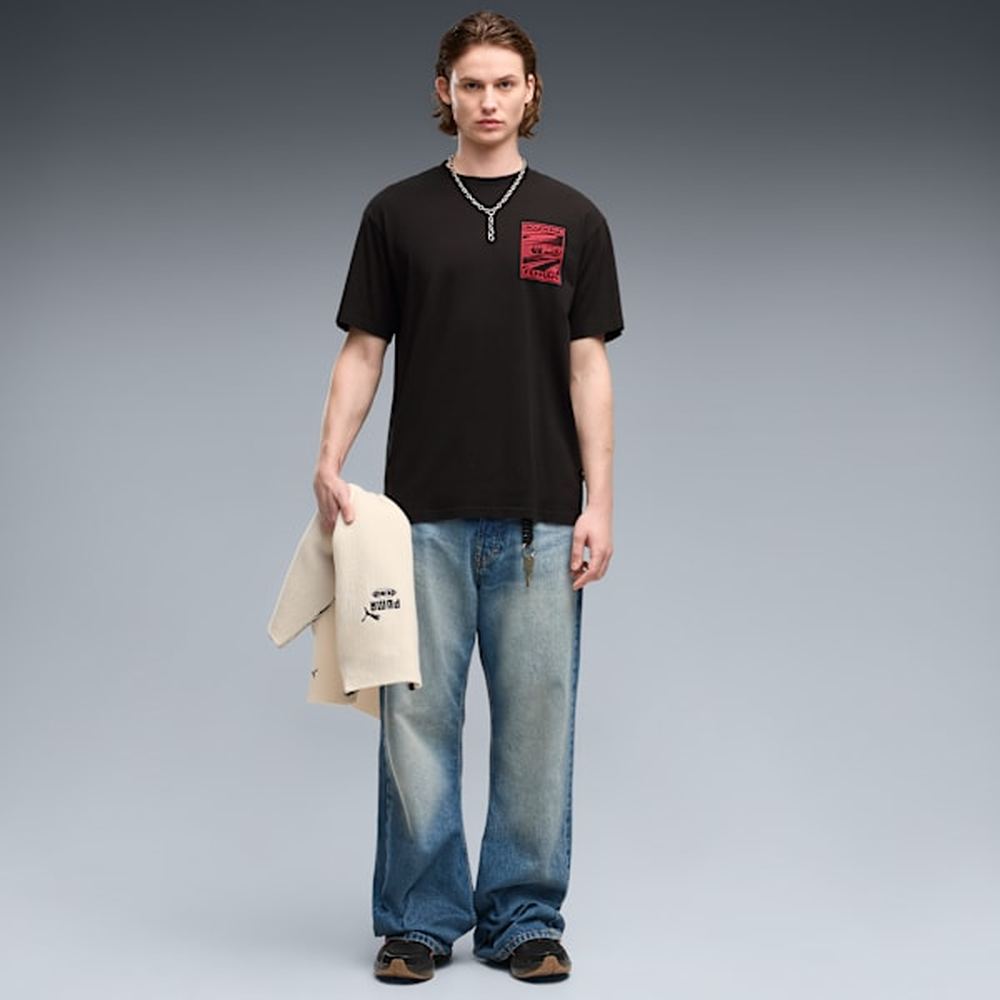 Puma Mens Scuderia Ferrari Graphic T-Shirt In Black