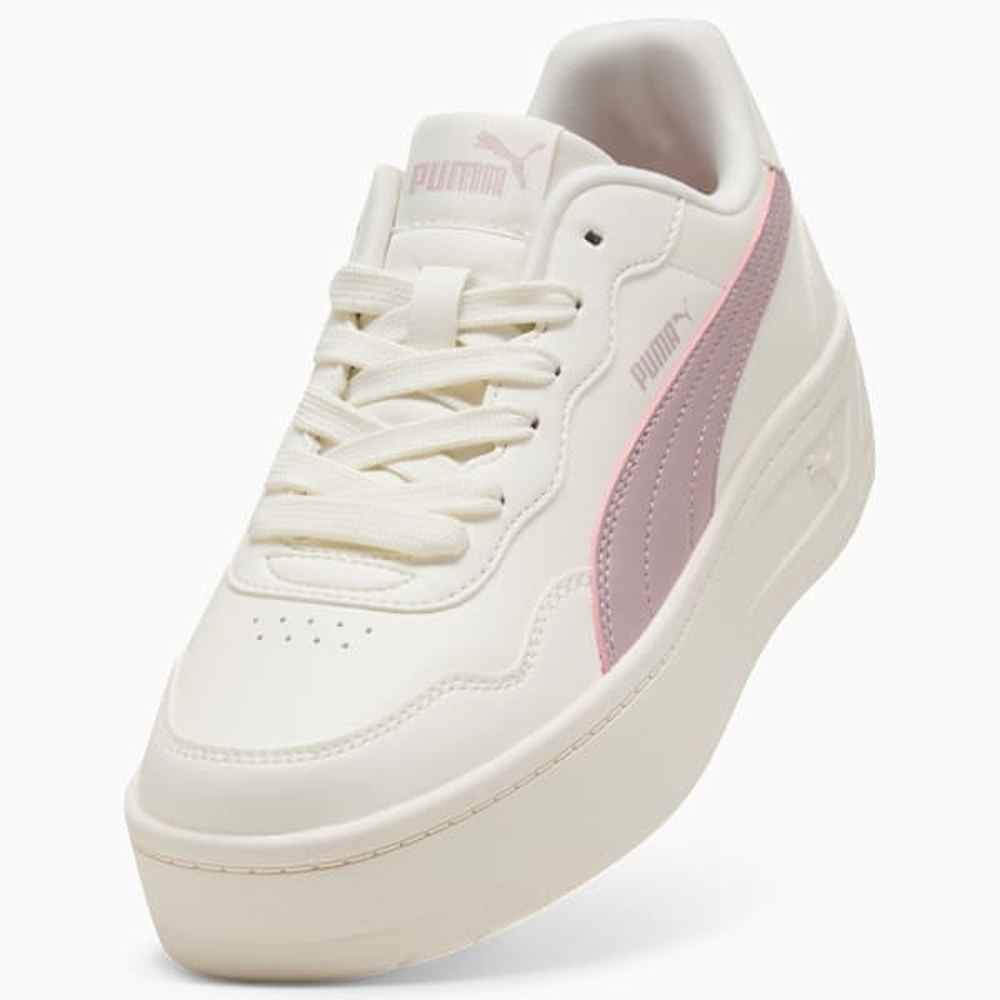 Puma Womens Court Lally Skye Sneakers In Warm White/Misty Pink/White