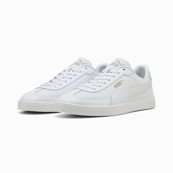 PUMA MENS CLUB II ERA LEATHER SHOES WHITE