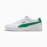 Puma Unisex Adults Court Classic Clean Sneakers In White/Green