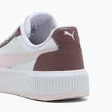 Puma Girls Carina Mia Shoes In White & Mauve