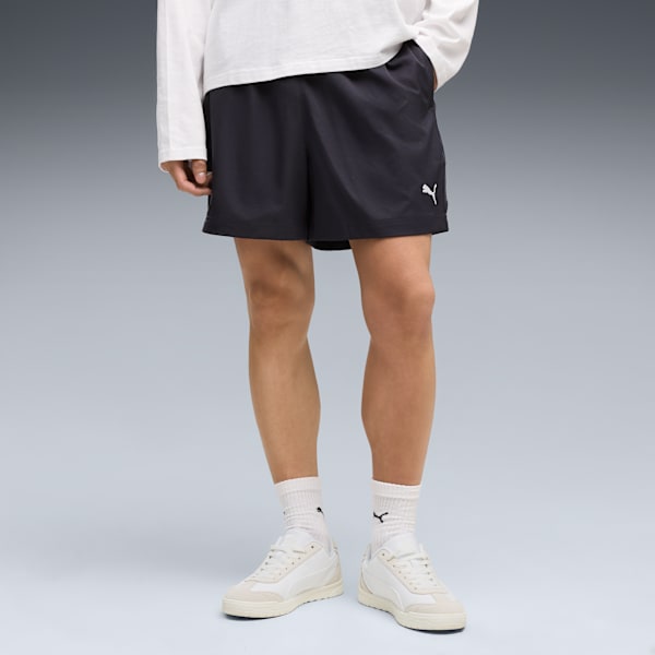 Puma Mens Essential Woven Shorts 5'' In Black
