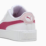 Puma  Kids Carina Shoes White/Dark Rose