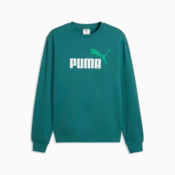 Puma Essentials No.1 Logo Sweatshirt In Emerald