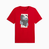 Puma Mens Graphic Tee M Red